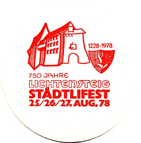 lichtensteig sg-ch stadtverwaltung 1ab (rund215-750 jahre 1978-rot)